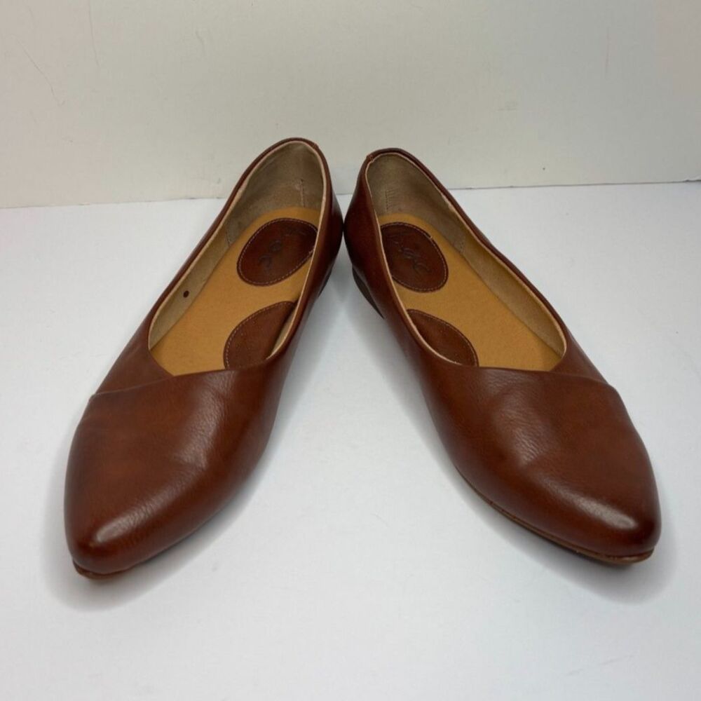 Boc Janella Light Brown Pointed Toe Slip On Flats Comfort Womens - Picture 6 of 12